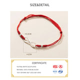 925 Sterling Silver Infinity Symbol Charm Bracelet Women Anniversary Gift