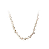 925 Silver Baroque Pearls Choker Necklace Vintage Fine Jewelry