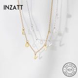 Real 925 Sterling Silver LOVE Choker Necklace for Women Hiphop Minimalist
