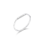 925 Silver LOVE Ring Women Party Jewelry Geometric Accessory Gift
