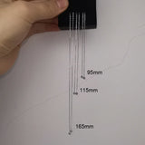 925 Sterling Silver Long Tassel Drop Earrings for Women Party