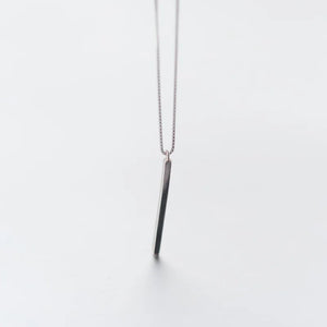 925 Sterling Silver Pendant Choker Necklace Minimalist Style