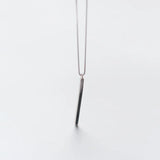 925 Sterling Silver Pendant Choker Necklace Minimalist Style