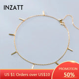 925 Silver Minimalist Anklet Women's Party Jewelry