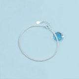 Real 925 Silver Minimalist Bracelet For Women Fine Jewelry