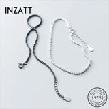 925 Silver Minimalist Bracelet Geometric Fine Jewelry