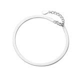INZATT 925 Silver Minimalist Bracelet Women Fine Jewelry