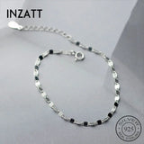 925 Silver Minimalist Bracelet For Women Party Hiphop Jewelry Gift