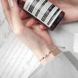 925 Silver Minimalist Bracelet For Women Party Hiphop Jewelry Gift