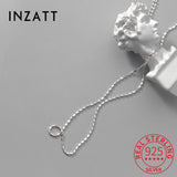 925 Silver Minimalist Choker Necklace Women Punk Fine Jewelry