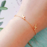 925 Silver Minimalist Geometric Bracelet Women's Fine Jewelry Gift