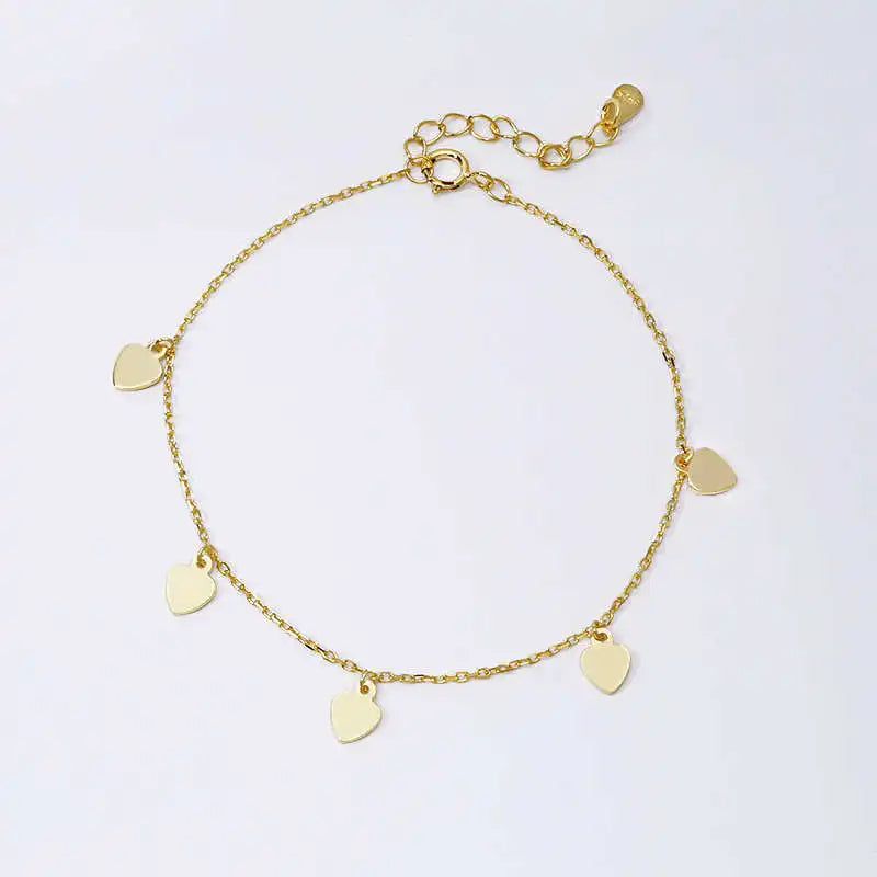 925 Silver Minimalist Geometric Bracelet Women's Fine Jewelry Gift