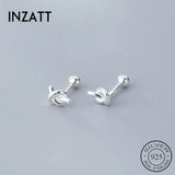 925 Silver Knot Stud Earrings Minimalist Women Jewelry Gift