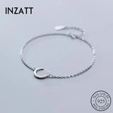 925 Silver Moon Bracelet Fine Jewelry Chain Gift