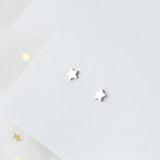 925 Silver Star Stud Earrings for Women Party Fine Jewelry