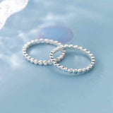 925 Sterling Silver Zircon Round Ring for Women Fine Jewelry