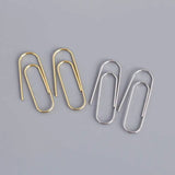 925 Silver Paper Clips Pin Ear Hoop Earrings Fine Jewelry