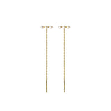 Sterling Silver Pearl Tassel Earrings - Fine Jewelry Accessories