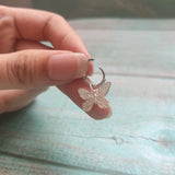 925 Silver Pig Butterfly Star Moon Charms for DIY Punk Accessories
