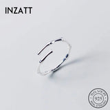 925 Sterling Silver Bamboo Knot Ring For Women Opening Design