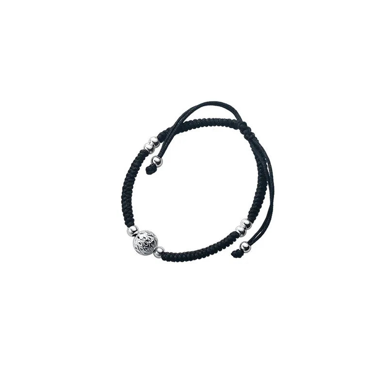 925 Silver Round Bells Couple Charm Bracelet Men Women Anniversary Gift