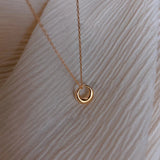 925 Silver Round Choker Necklace Women Minimalist Jewelry Punk Accessory