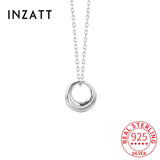 925 Silver Round Choker Necklace Women Minimalist Jewelry Punk Accessory