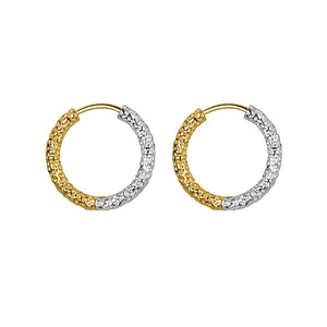 Sterling Silver Round Hoop Earrings Classic Fine Jewelry