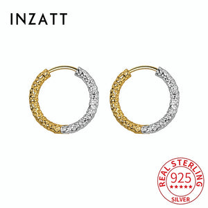 Sterling Silver Round Hoop Earrings Classic Fine Jewelry