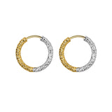 Sterling Silver Round Hoop Earrings Classic Fine Jewelry