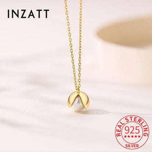 925 Silver Pearl Bead Choker Necklace 18K for Women