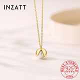 925 Silver Pearl Bead Choker Necklace 18K for Women
