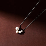 925 Sterling Silver Pearl Choker Necklace Party Jewelry