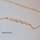 925 Silver Zircon Charm Bracelet Women Party Fine Jewelry Summer