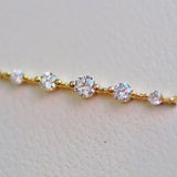 925 Silver Zircon Charm Bracelet Women Party Fine Jewelry Summer