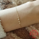 925 Silver Zircon Charm Bracelet Women Party Fine Jewelry Summer