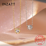 925 Silver Zircon Choker Necklace Women's Jewelry