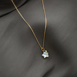925 Silver Shell Star Pendant Choker Necklace Women Jewelry
