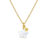925 Silver Shell Star Pendant Choker Necklace Women Jewelry