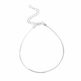 925 Silver Snake Bone Chain Bracelet Women Fine Jewelry