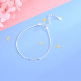 925 Silver Snake Bone Chain Bracelet Women Fine Jewelry
