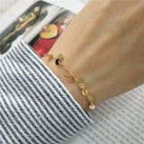 925 Silver Round Bracelet For Women Charm Party Jewelry