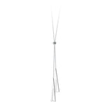 925 Silver Triangle Sweater Chain Necklace Women Fine Jewelry