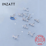 925 Silver Twelve Constellations Stud Earrings for Women