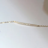 925 Sterling Silver Zircon Chain Bracelet Punk Fine Jewelry