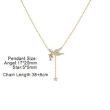 925 Silver Zircon Moon Star Choker Necklace