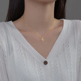 925 Silver Zircon Bowknot Choker Necklace Classic Fine Jewelry