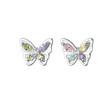 925 Silver Zircon Butterfly Chain Bracelet Classic Minimalist Fine Jewelry