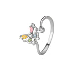 925 Silver Zircon Butterfly Chain Bracelet Classic Minimalist Fine Jewelry