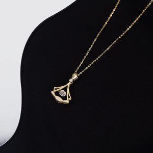 925 Silver Zircon CZ Choker Necklace 18K Skirt for Women